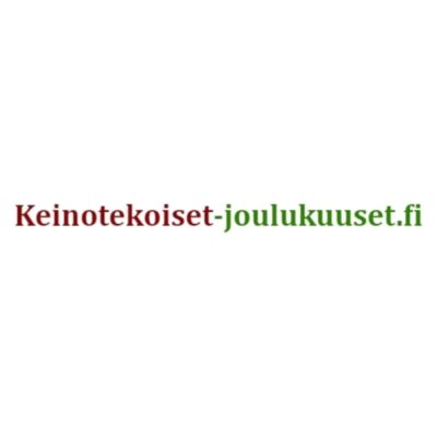 Keinotekoiset-joulukuuset.fi